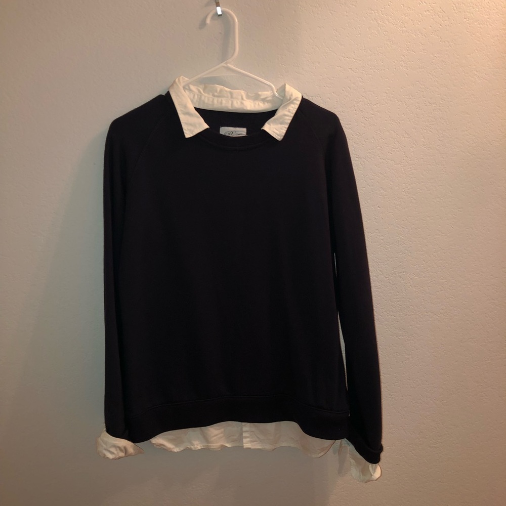 Pinch by Cole Haan Navy and white sweatshirt